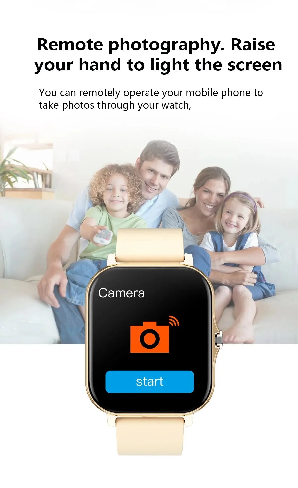 LAXASFIT Smart Watch - Sports Fitness Bluetooth Calls Digital Smartwatch