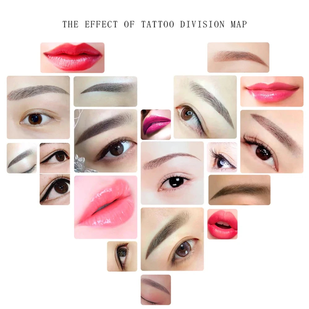 مجموعة جهاز PMU اللاسلكي - قلم وشم مكياج دائم احترافي