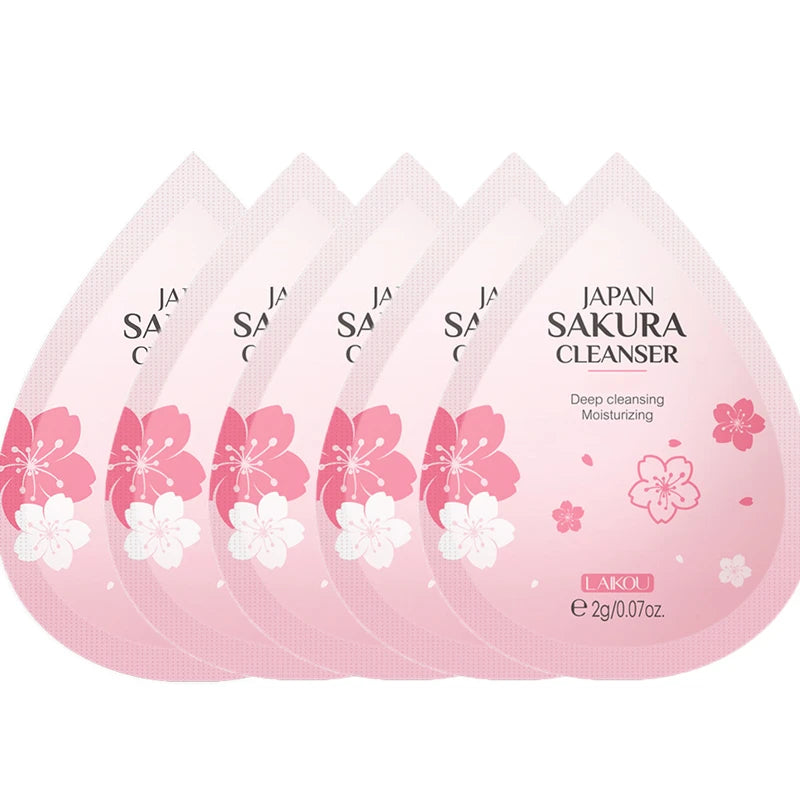 مجموعة ساكورا للعناية بالبشرة - مجموعة تجميل متكاملة من 24 قطعة