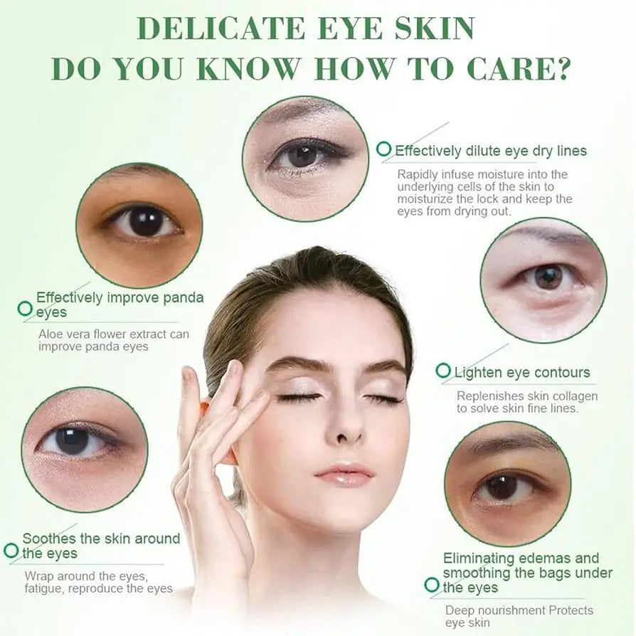 كريم العيون لعلاج الانتفاخات والميليا - علاج مضاد لشيخوخة العين