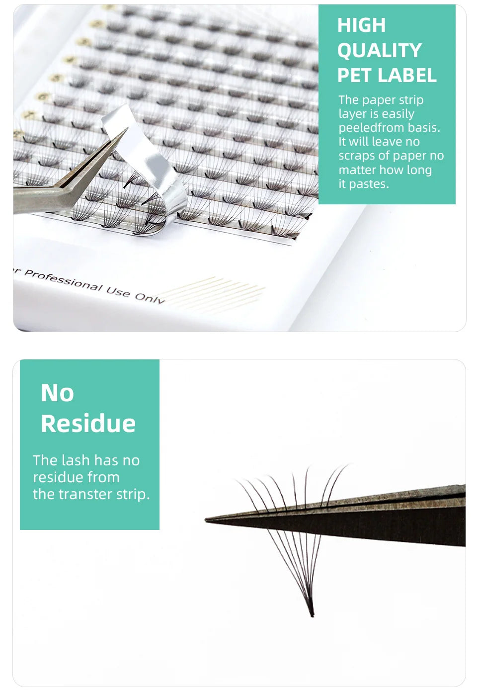 رموش AGUUD الروسية الجاهزة للتكثيف - ١٠ علب - معجبين كثر