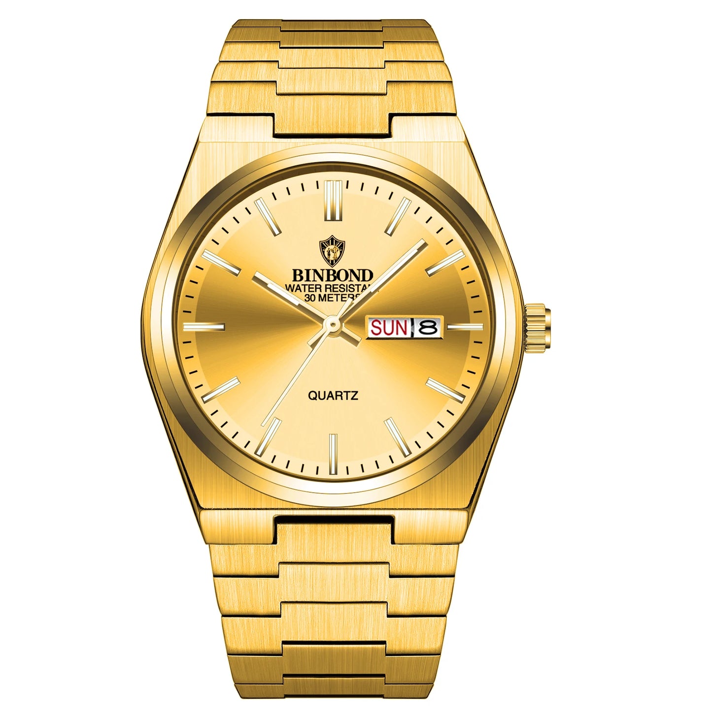 Montre femme BINBOND 103 - Montre à quartz ultra-mince à double calendrier