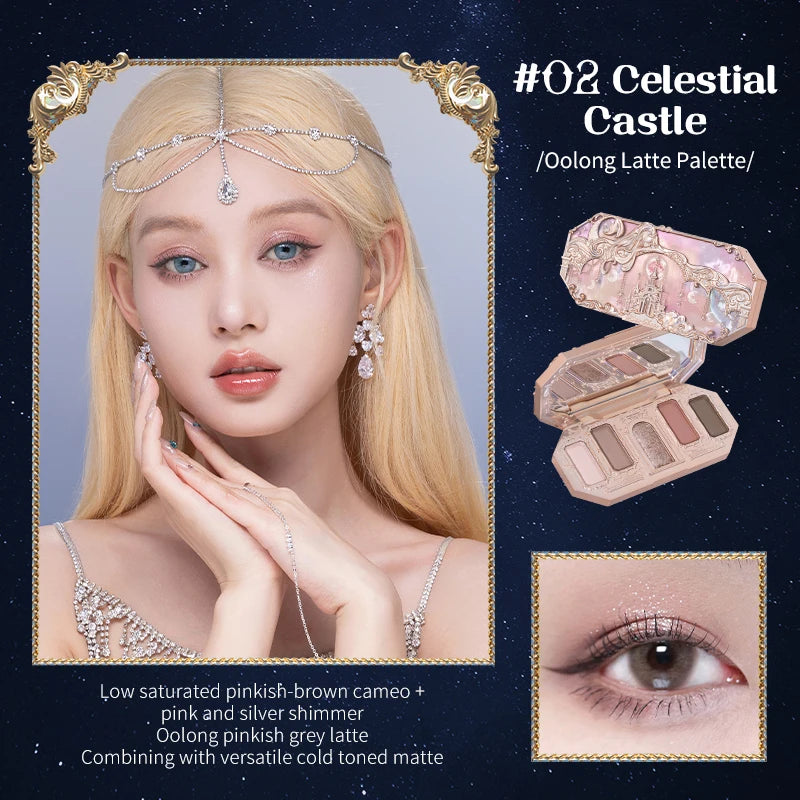 لوحة ظلال العيون مونلايت ميرميد - مجموعة الأحجار الكريمة غير اللامعة