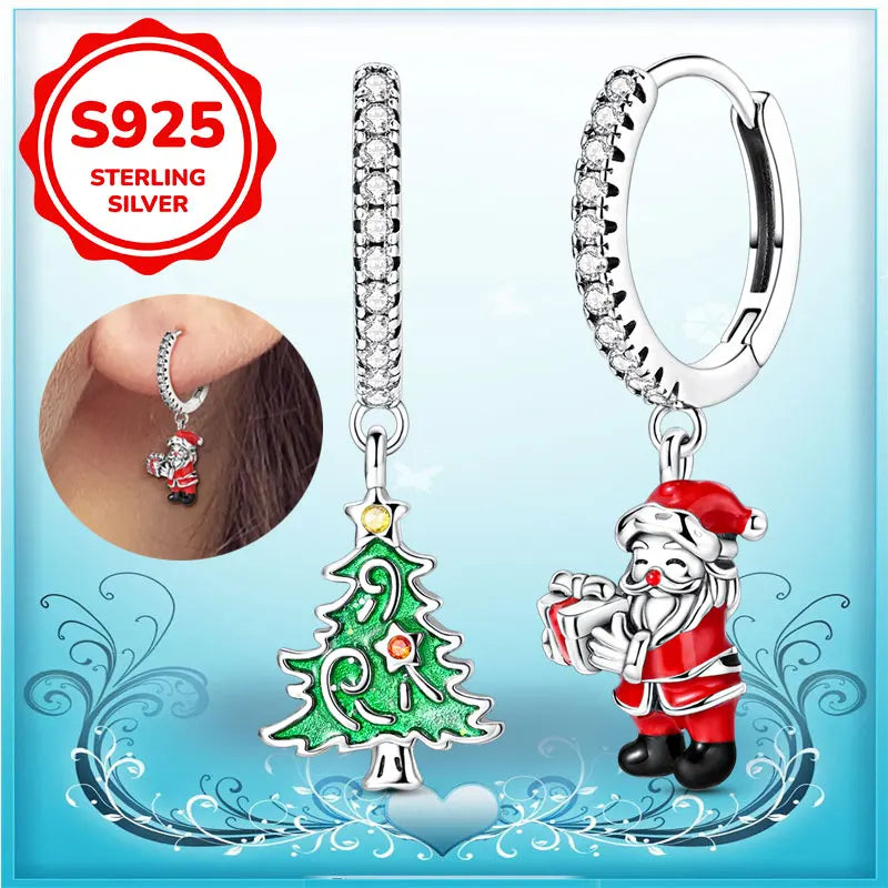 Boucles d'oreilles créoles en argent sterling 925 - Cadeau de mariage et de fiançailles